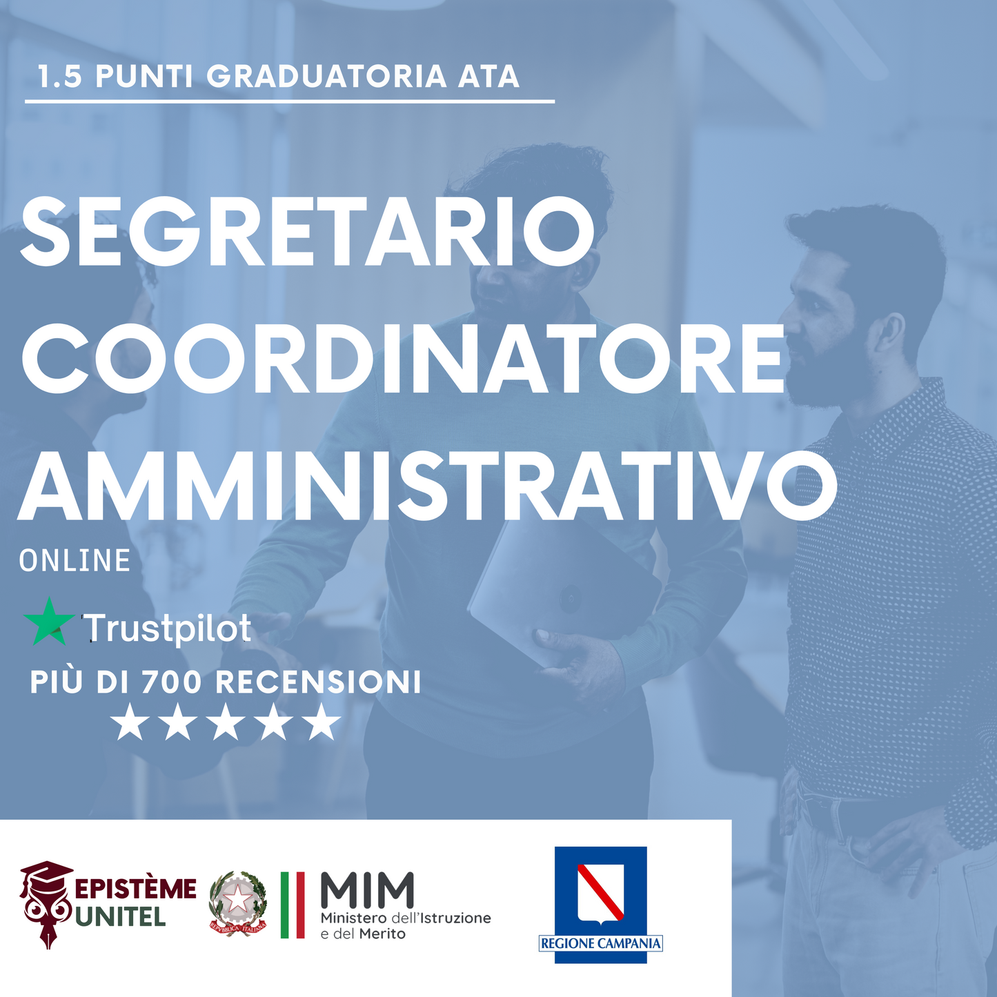 Segretario-Coordinatore Amministrativo 1.5 punti ATA Certificazione online