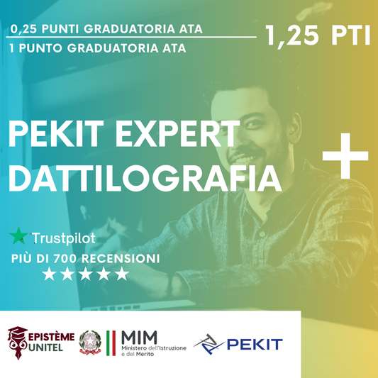 Offerta Pacchetto Corsi Pekit Expert +  Dattilografia