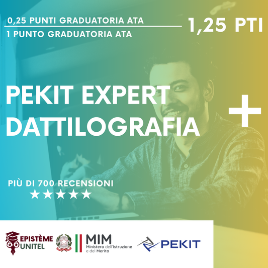 Offerta Pacchetto Corsi Pekit Expert +  Dattilografia