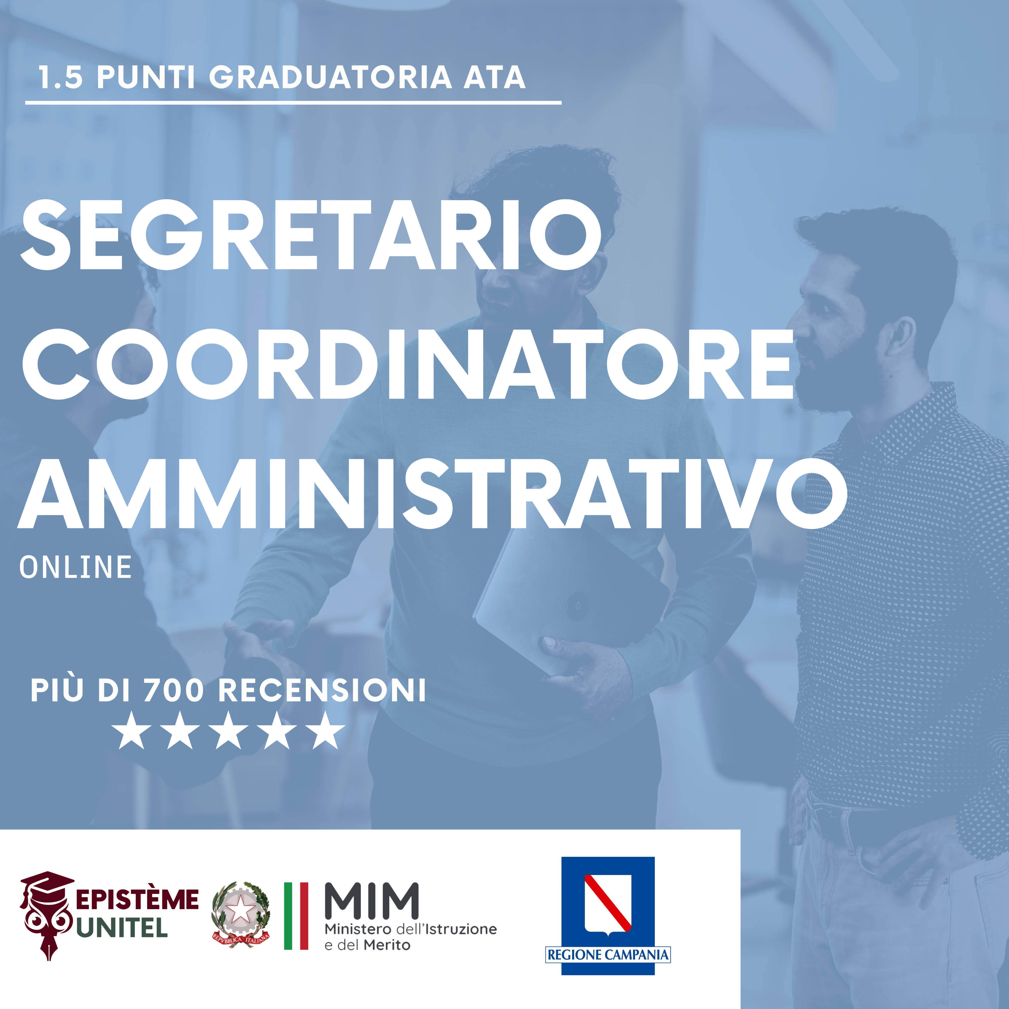 Segretario-Coordinatore Amministrativo 1.5 punti ATA Certificazione online