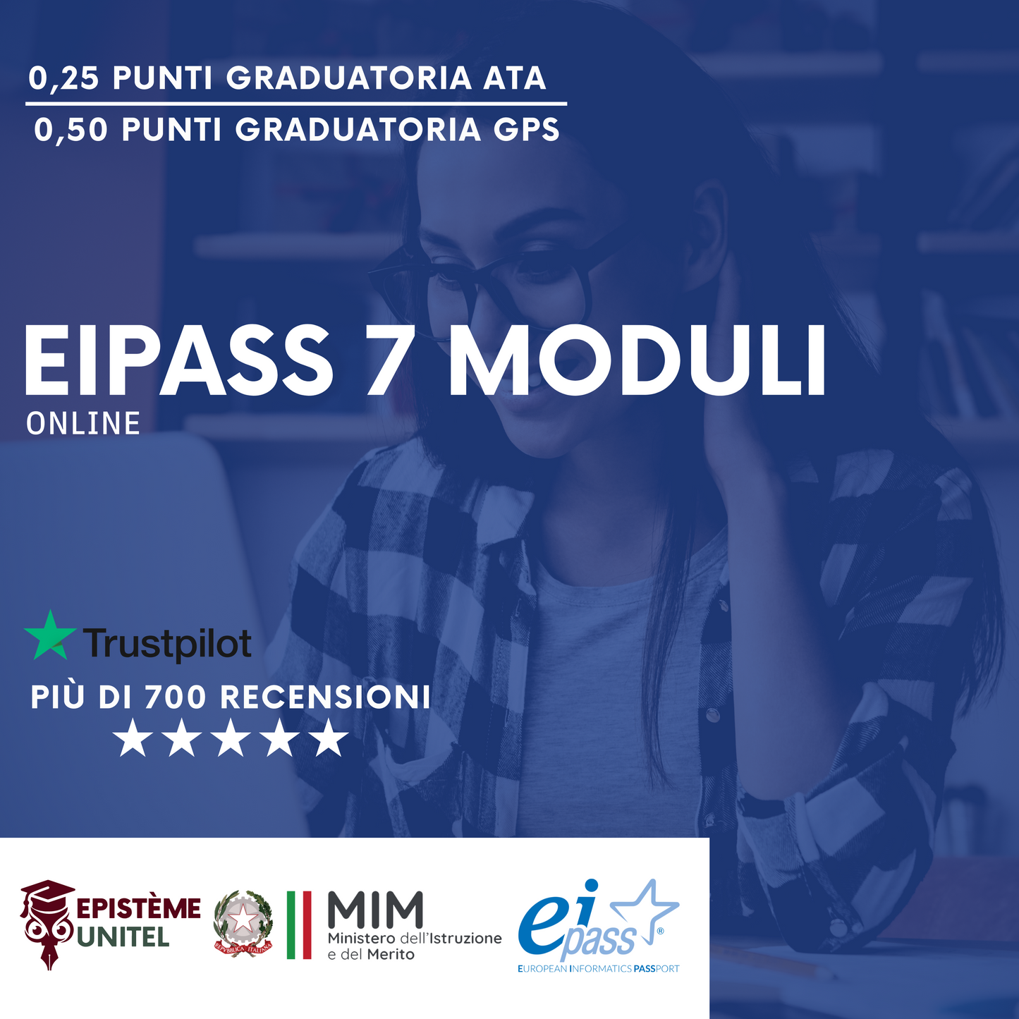 EIPASS 7 MODULI USER Certificazione online