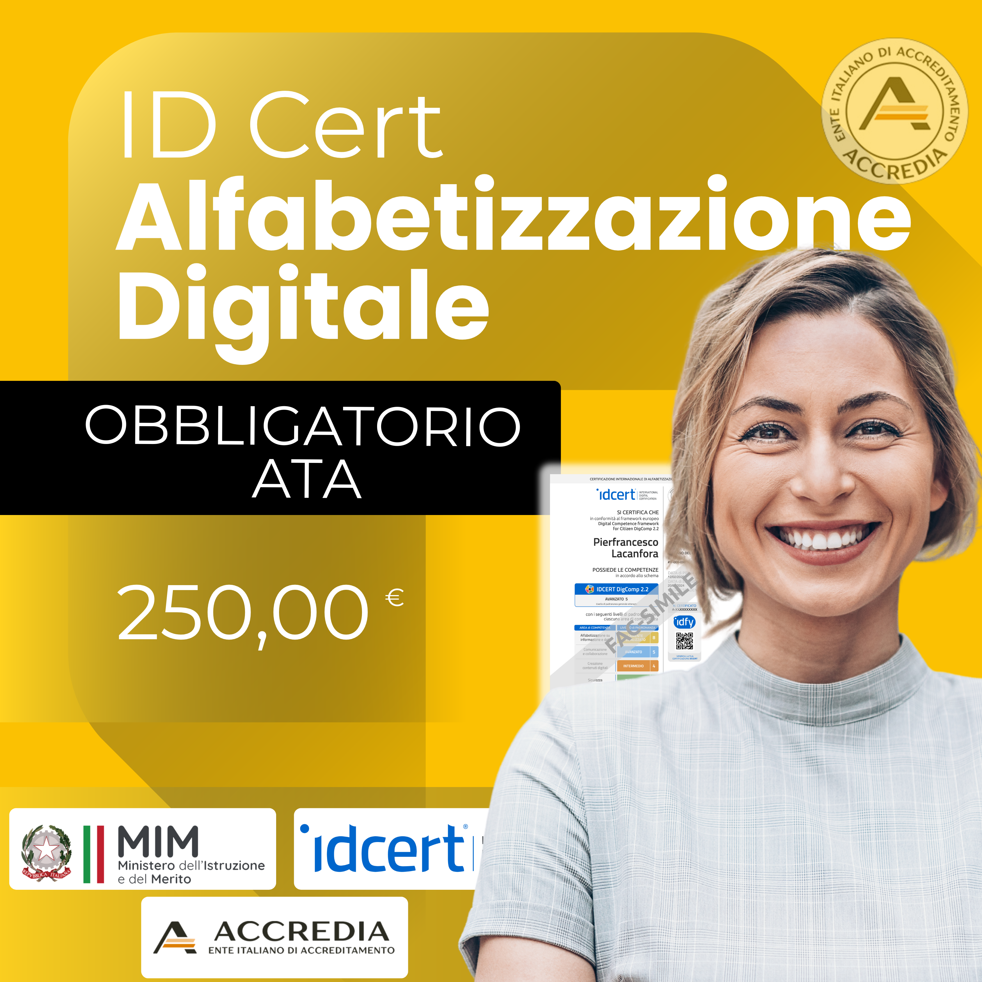 ID CERT DigComp 2.2 Certificazione Internazionale Alfabetizzazione Digitale