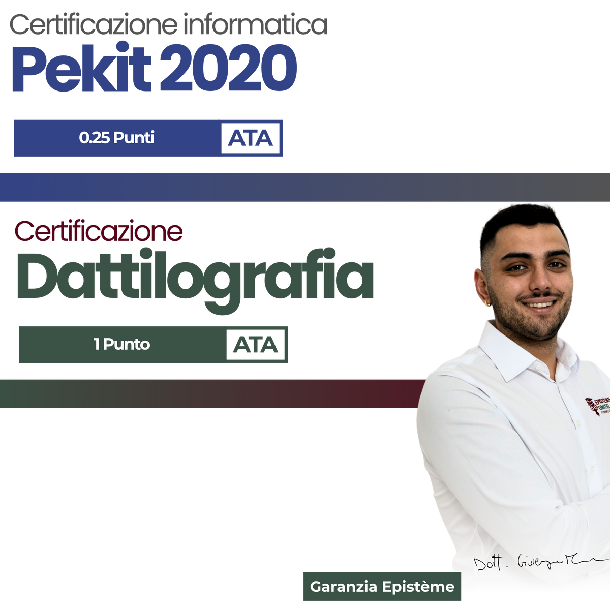 Pacchetto 1,25 Punti ATA - Pekit + Dattilografia