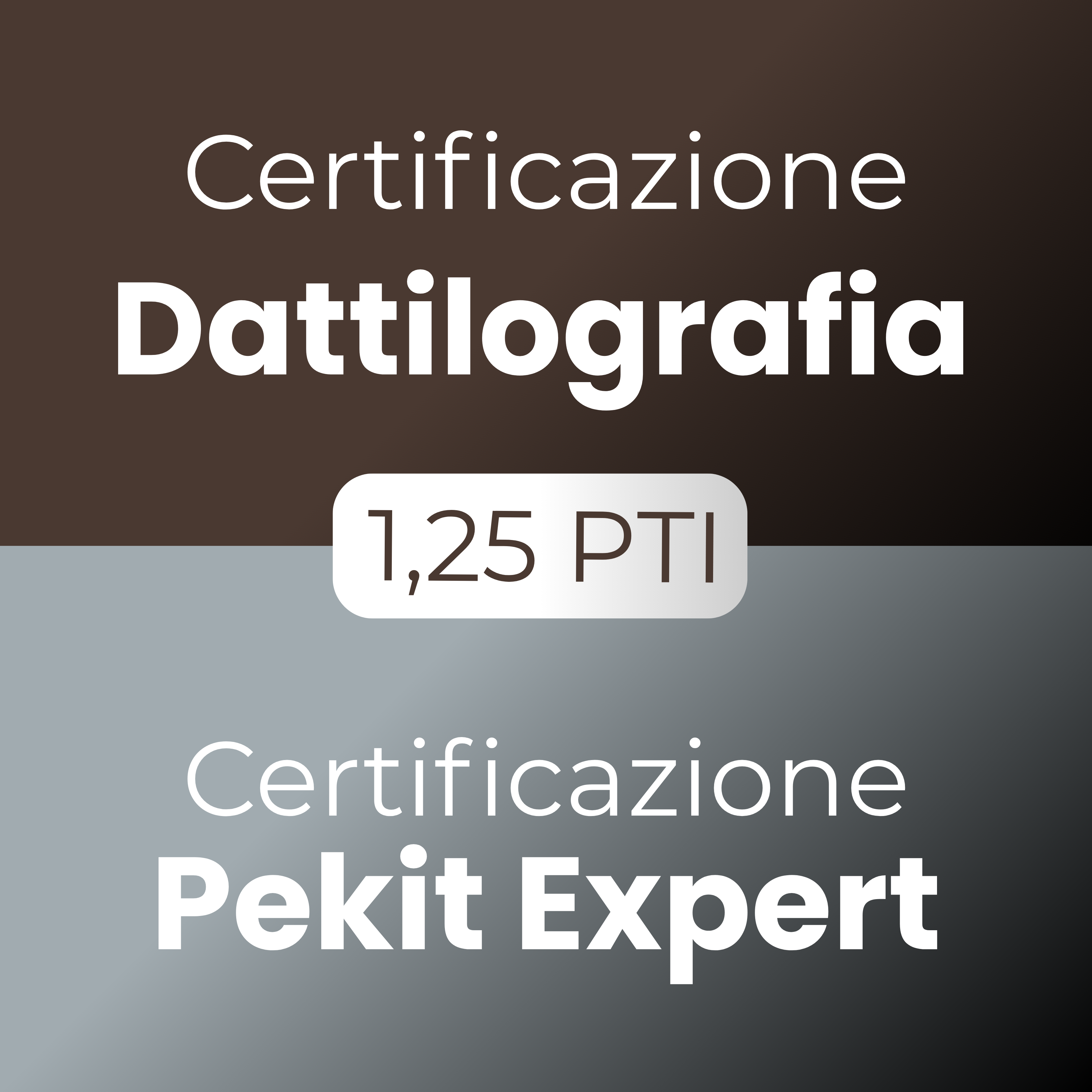 Offerta Pacchetto Corsi Pekit Expert +  Dattilografia