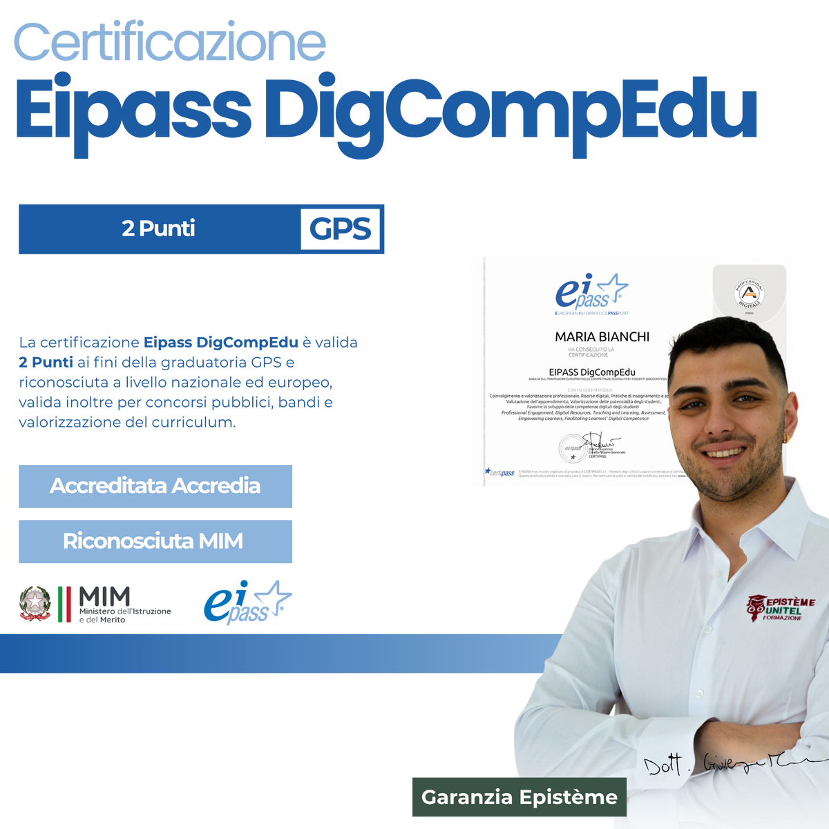 Eipass DigCompEdu Accredia