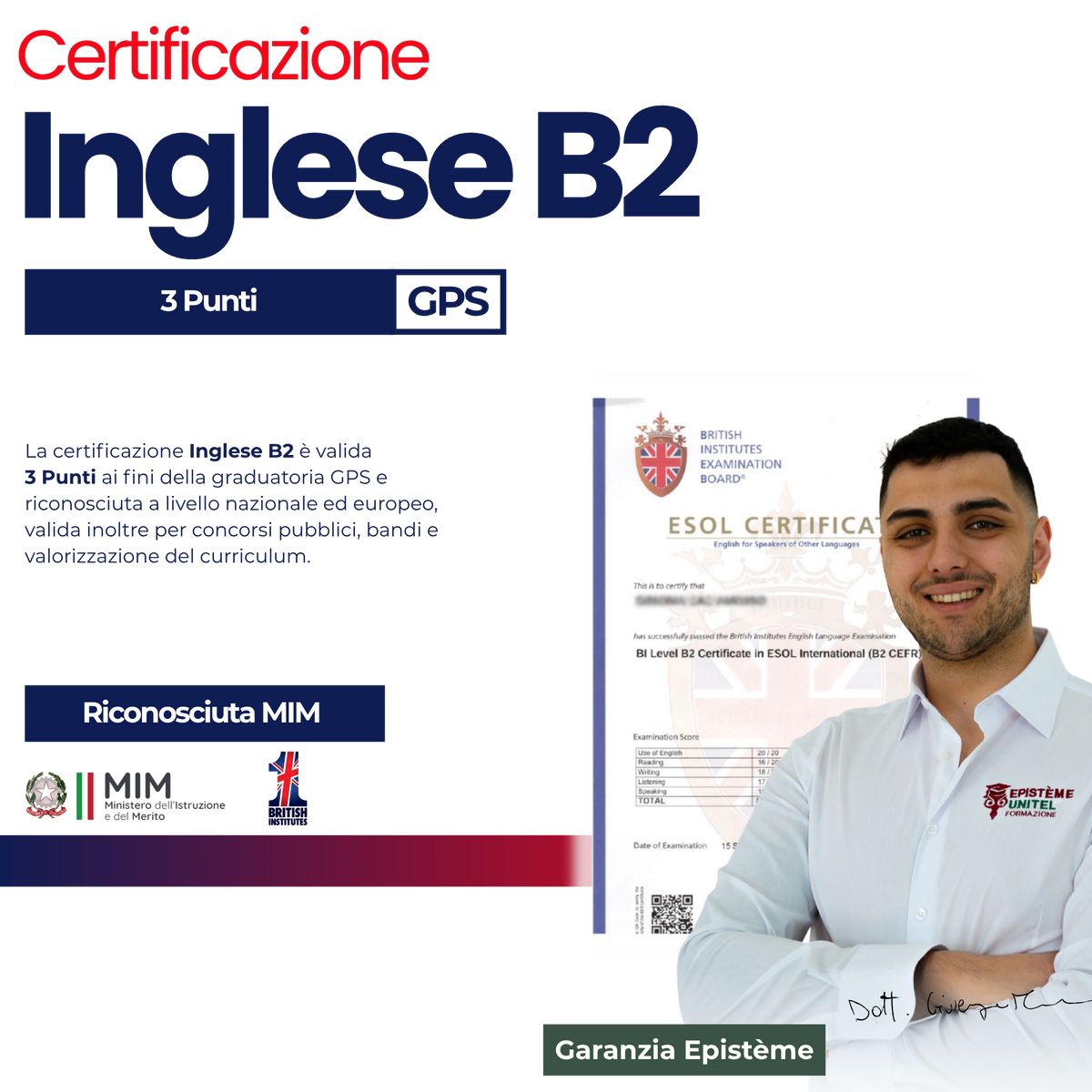 INGLESE B2 Certificazione online