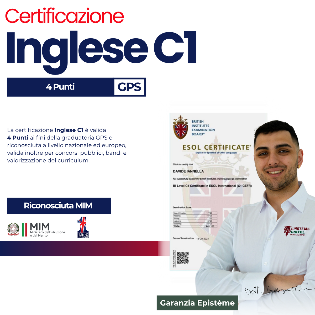INGLESE C1 Certificazione online