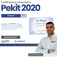 PEKIT 2020 Certificazione online
