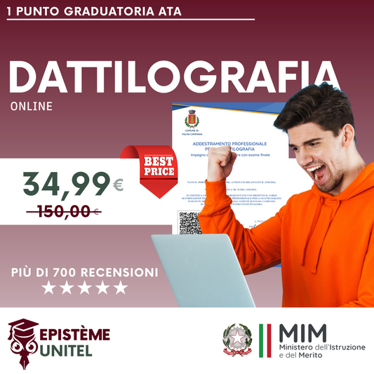 DATTILOGRAFIA 1 punto ATA Certificazione online