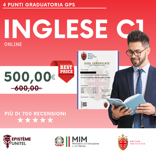 INGLESE C1 Certificazione online