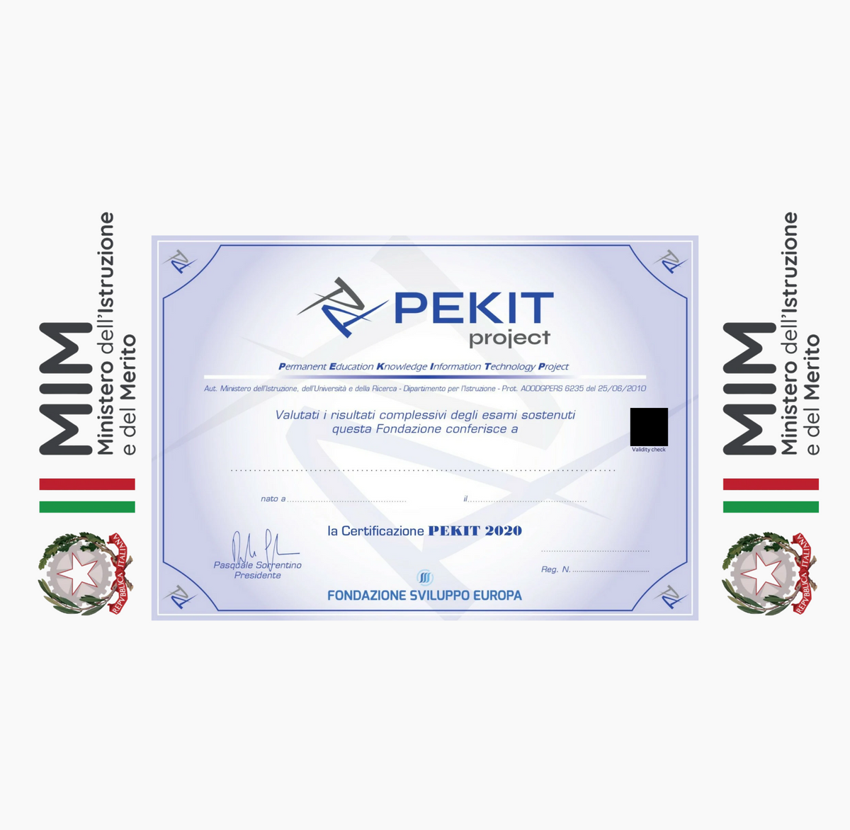 Certificato