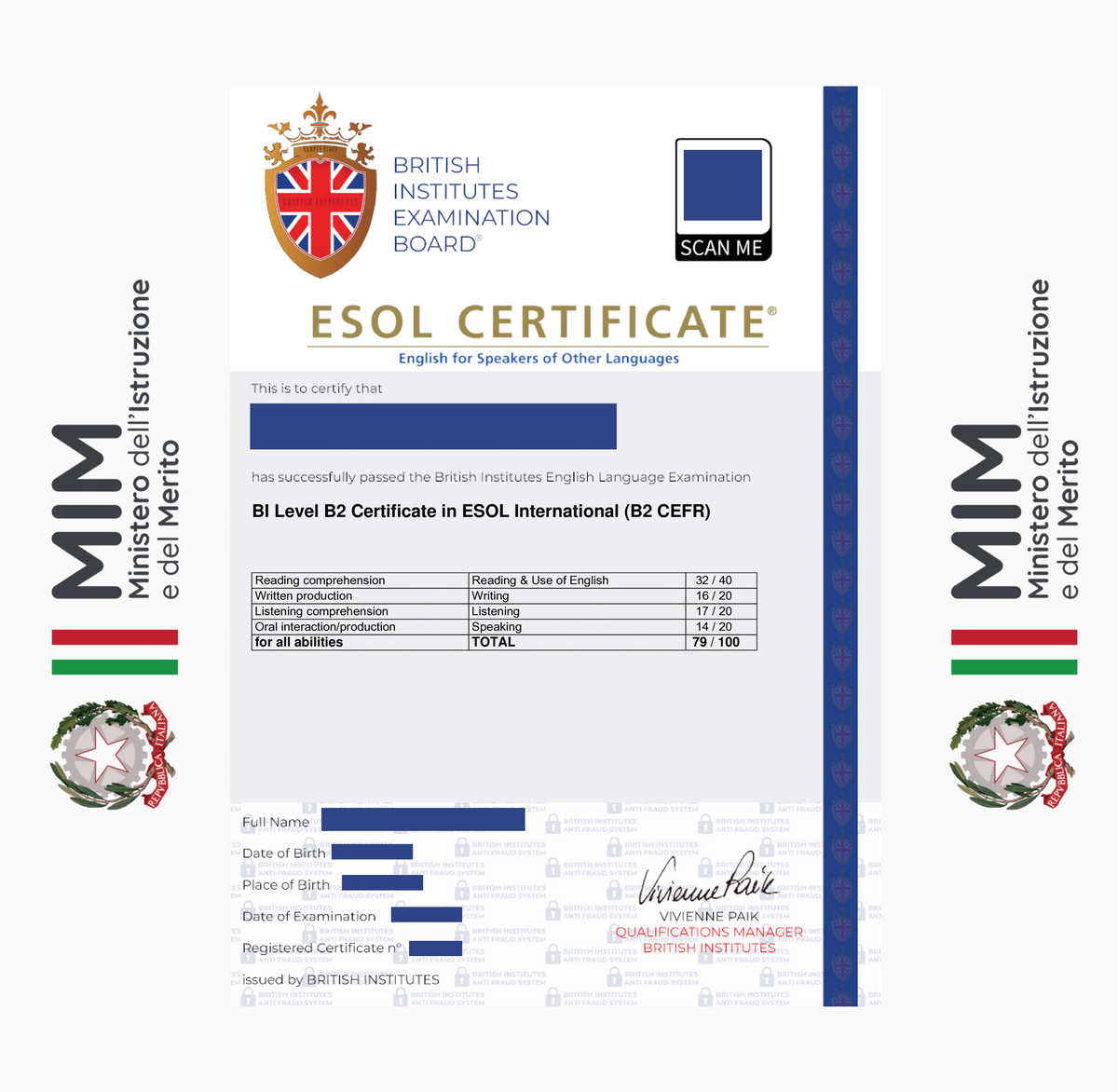 Certificato
