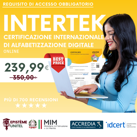 INTERTEK Certificazione Internazionale Alfabetizzazione Digitale