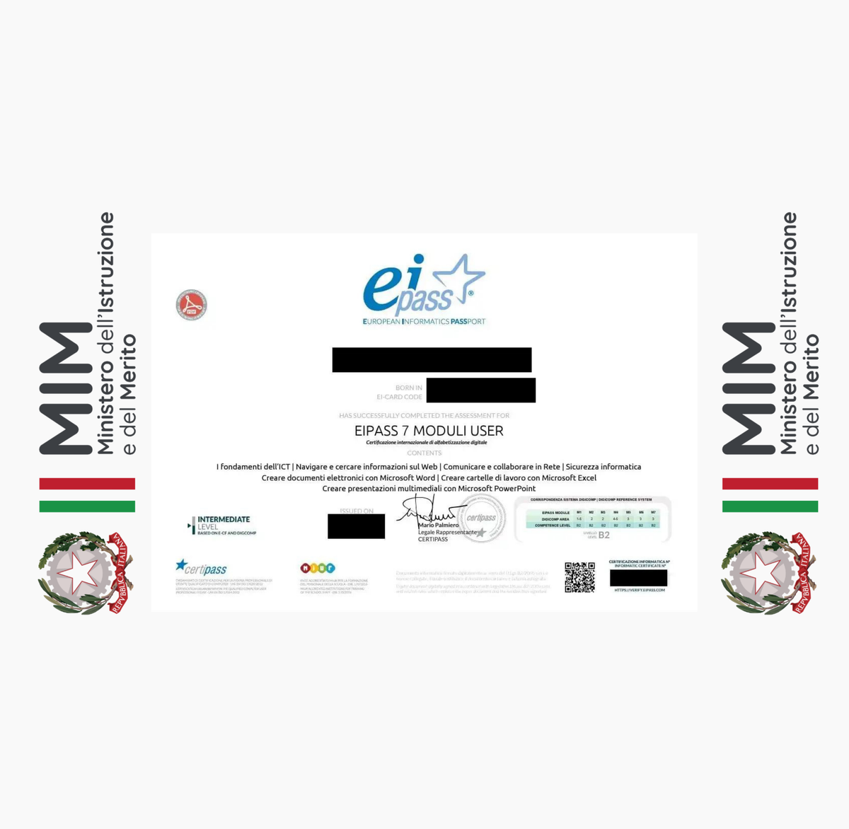 Certificato