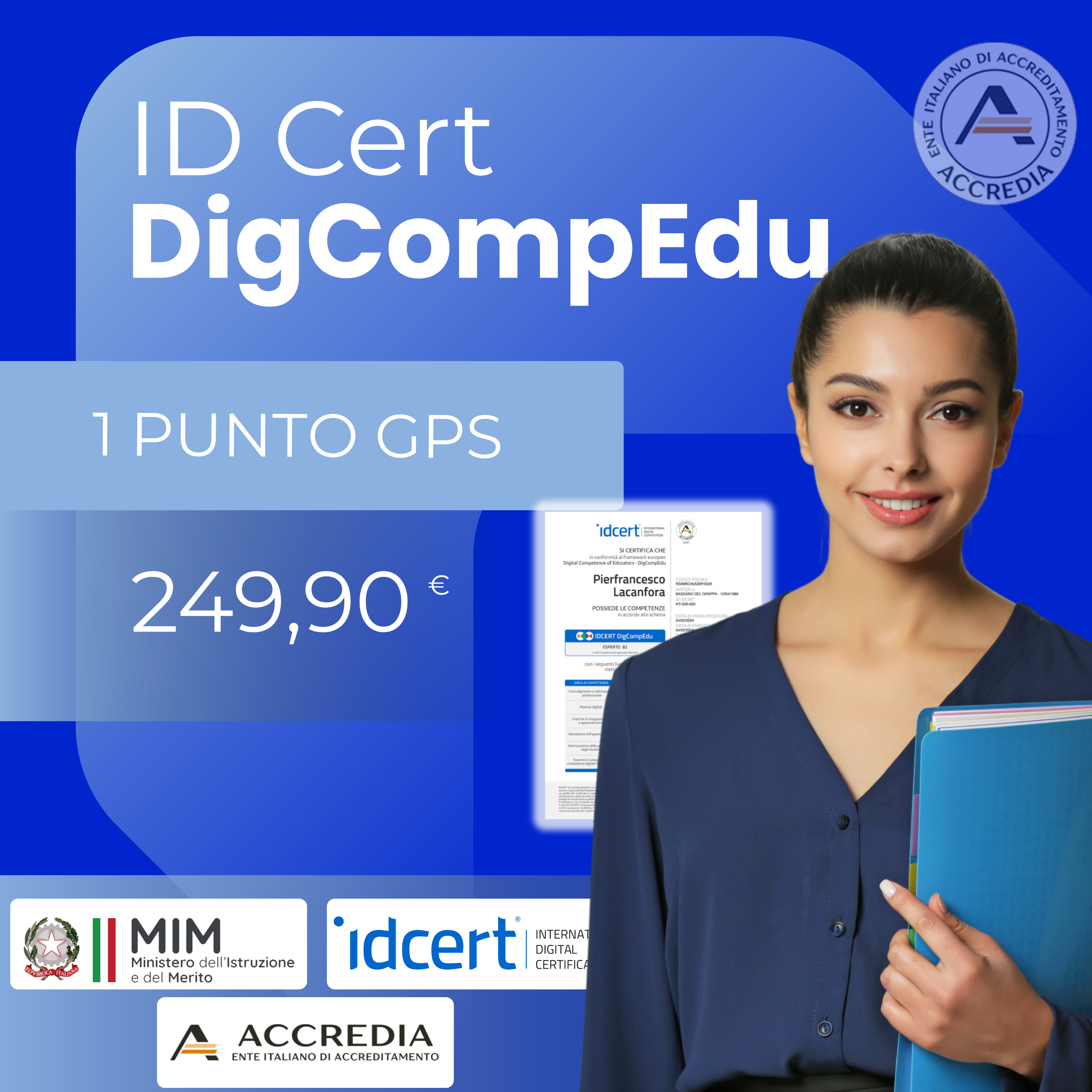 ID Cert DigCompEdu Accredia
