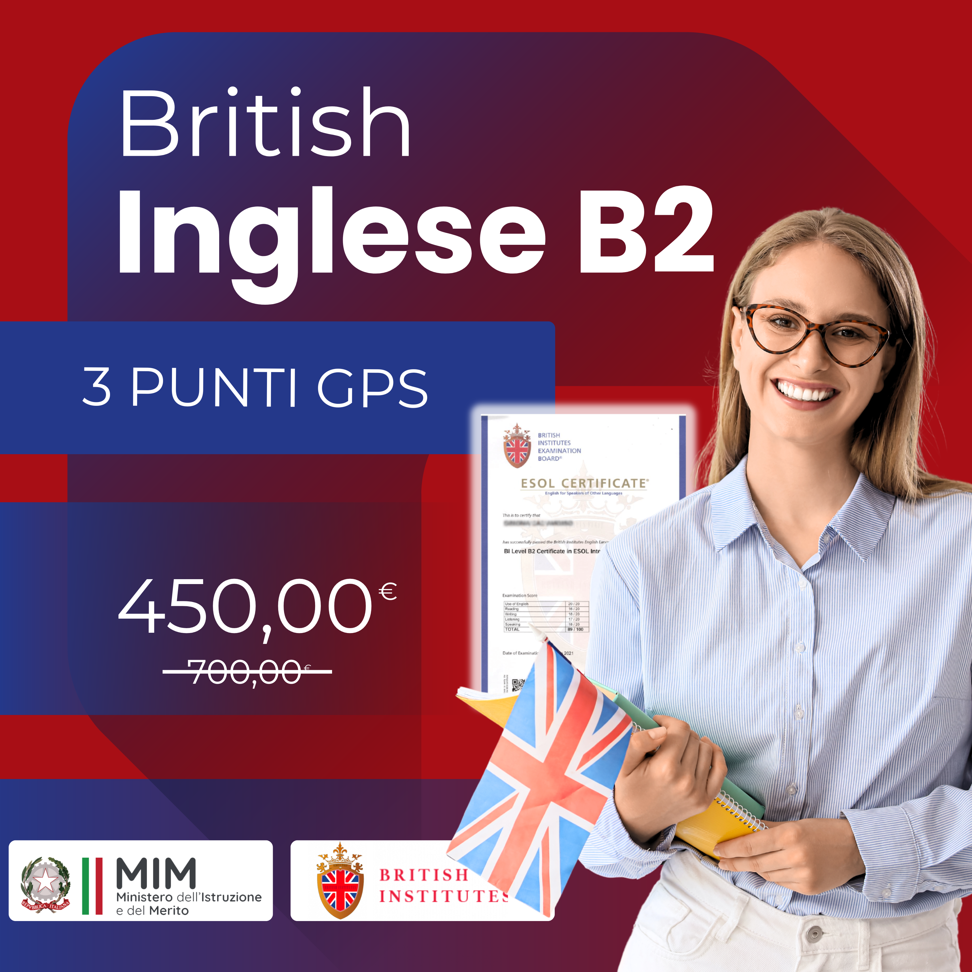 INGLESE B2 Certificazione online